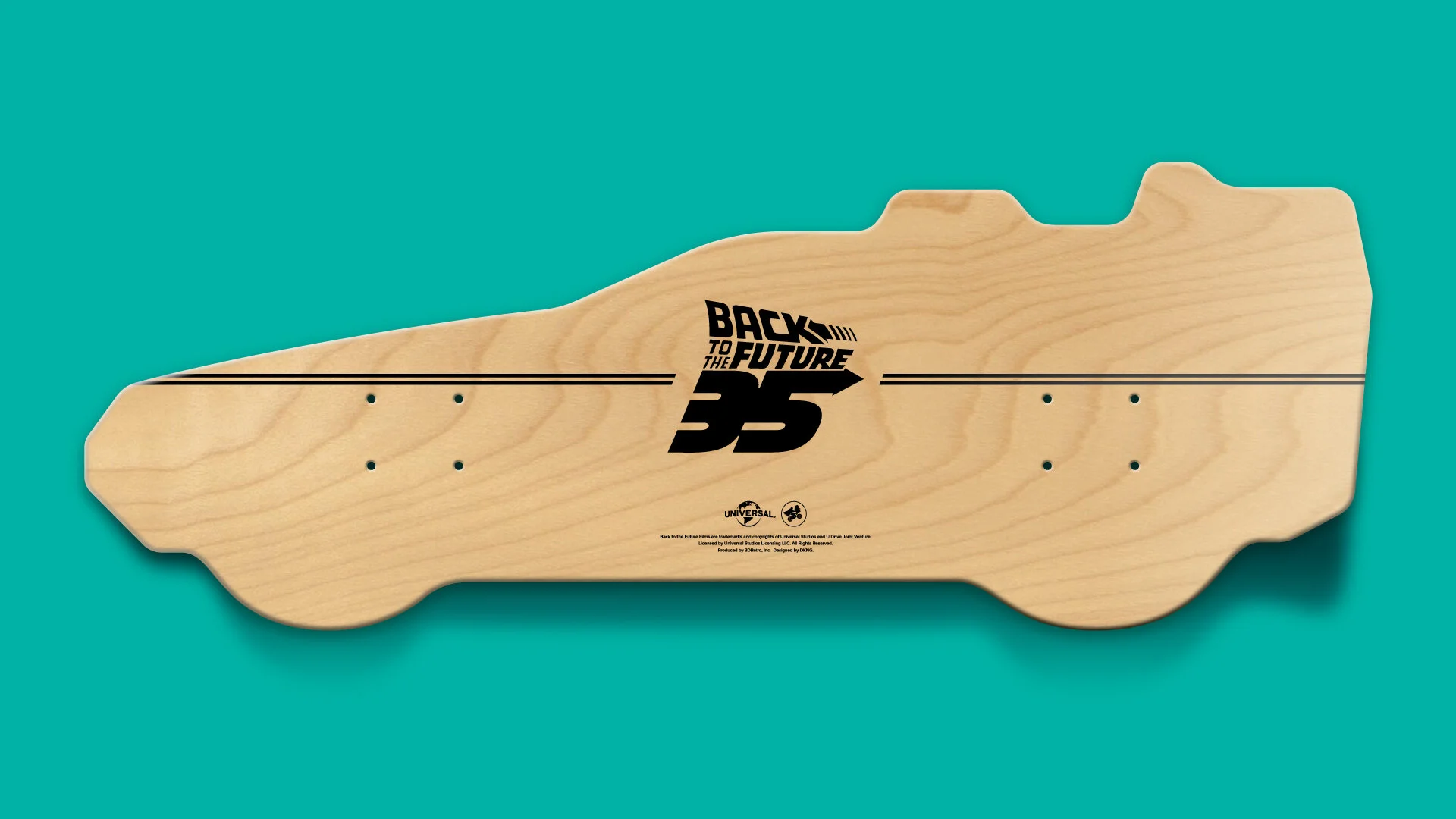 Back to the Future 35th Anniversary Skateboard Decks — DKNG